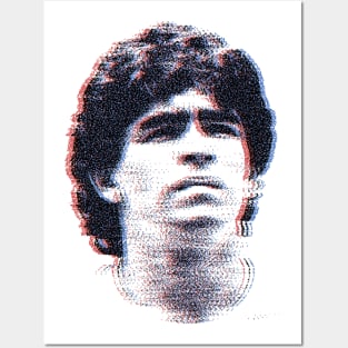Diego Maradona expressions Posters and Art